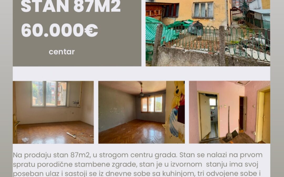 Stan u strogom centru grada